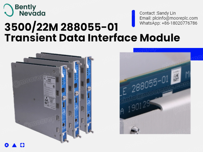 Bently Nevada 3500/22M 288055-01:3500 The core communication hub of the mechanical protection system