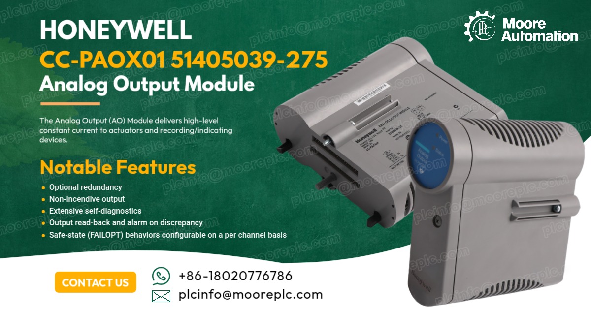 High-Precision Control with CC-PAOX01 51405039-275 Analog Output Module