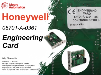 Honeywell 05701-A-0361 Engineering Card Technical Analysis: Functional Definition, Operational Features, and Collaborative Applications with DC Input Card